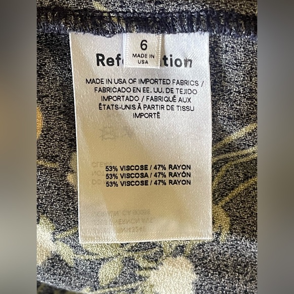 Reformation Everett Floral Crepe Midi Dress | Size 6 Hard to Find | MSRP: $328 - Picture 4 of 10